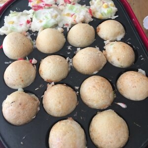 チーズたっぷり♪カリカリたこ焼き生地